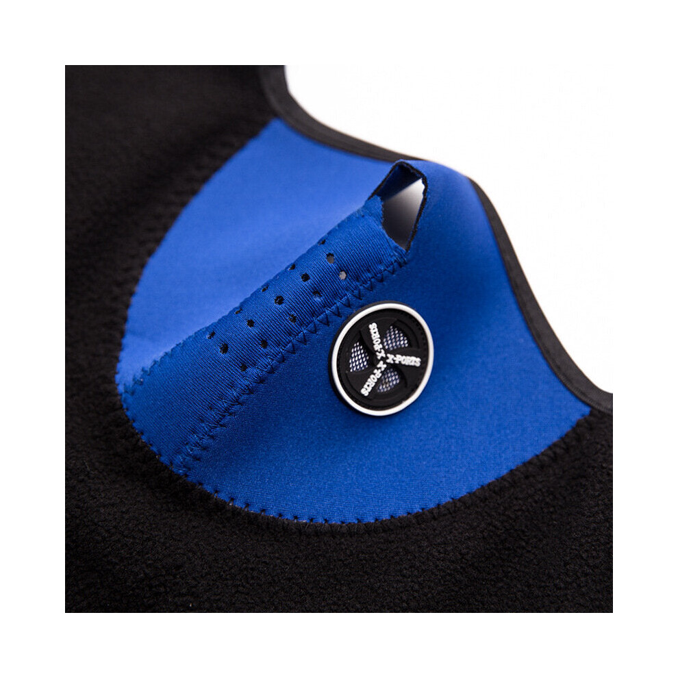 (Blue) Bike Cycling Face Mouth Mask Breathable Dustproof Warm Outdoor Bicycle Mountaineering Mask 6112212232767