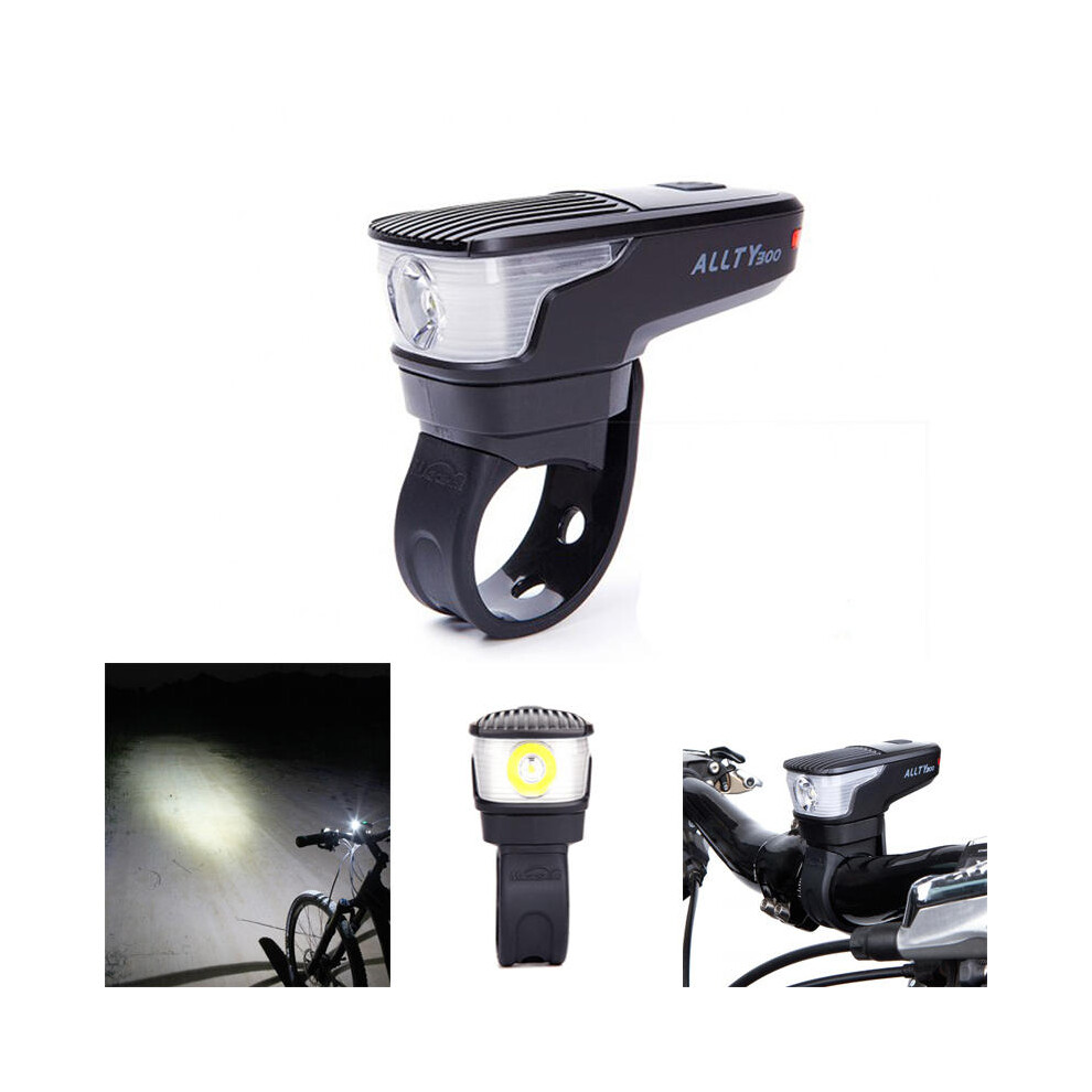 Allty 300 Mini 300 Lumen USB Rechargeable Bicycle Light Bike Headlight Cycling Led Light