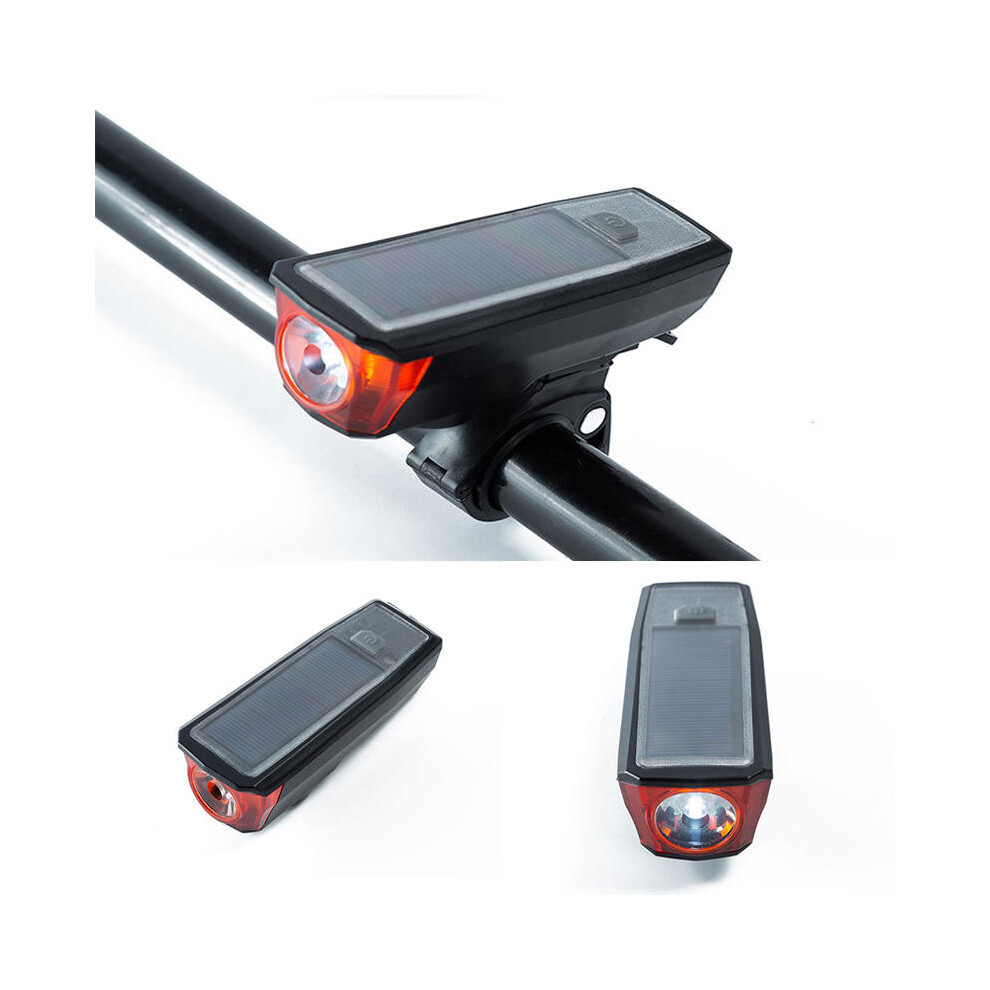 T6 LED 4 Modes 2000mAh Lithium Battery USB Charging Bike Front Light With 140db Tweeter