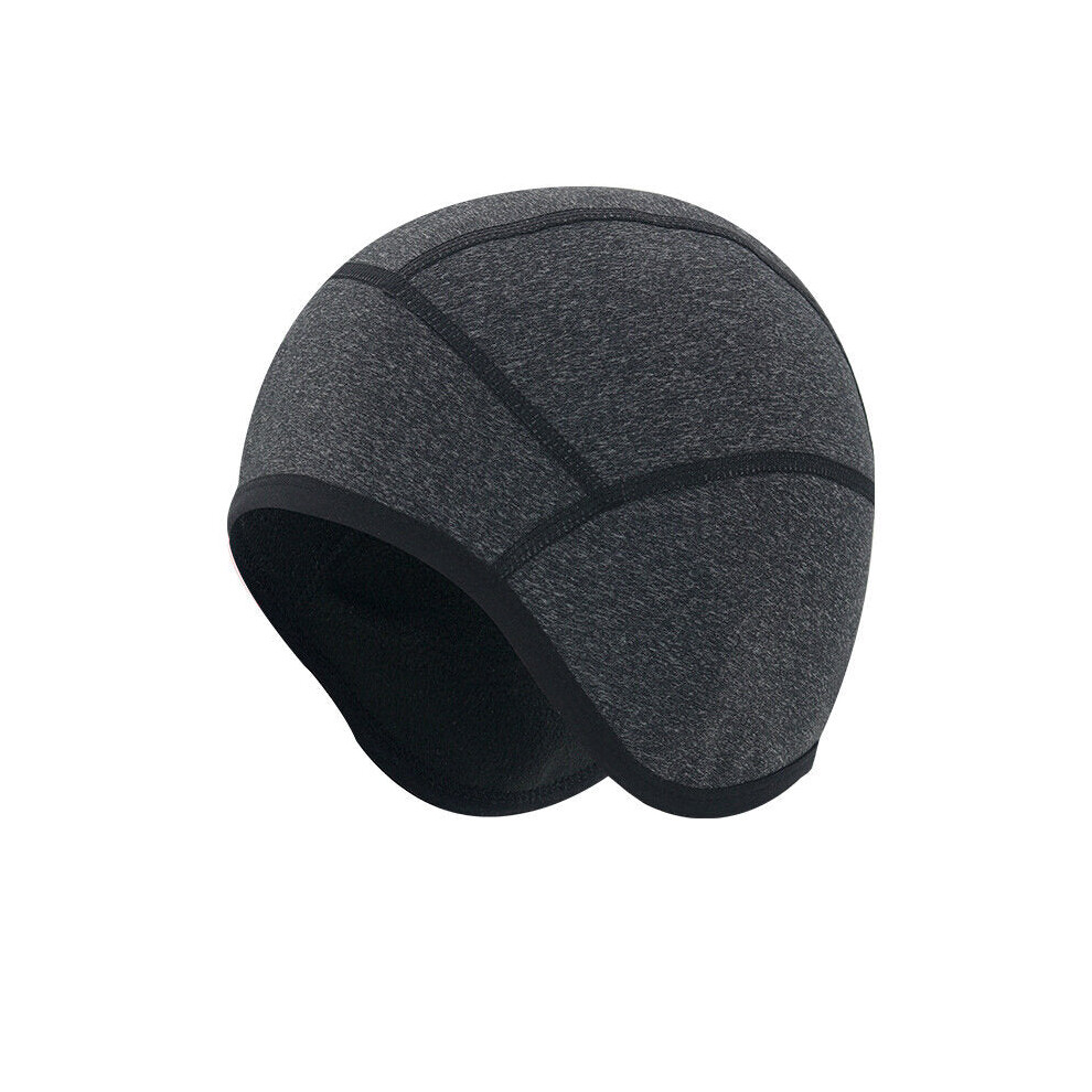 (Ordinary hood Without glasses hole design) Cycling Caps Winter Man Woman Sport Fleece Hats Windproof Thermal Bicycle Head-wear Running Skiing