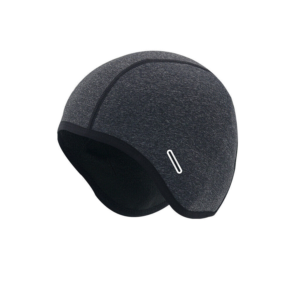 (Hood for long hair With glasses hole design) Cycling Caps Winter Man Woman Sport Fleece Hats Windproof Thermal Bicycle Head-wear Running Skiing