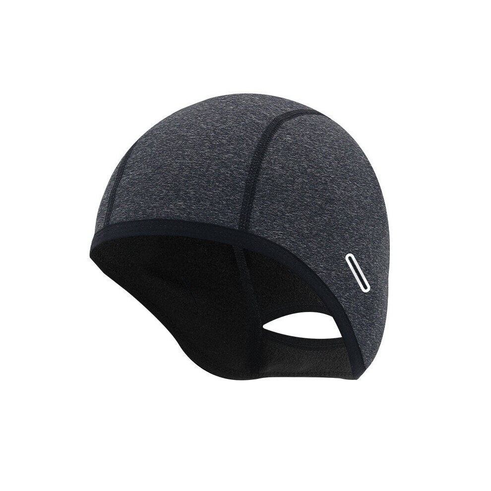 (Ordinary hood With glasses hole design) Cycling Caps Winter Man Woman Sport Fleece Hats Windproof Thermal Bicycle Head-wear Running Skiing