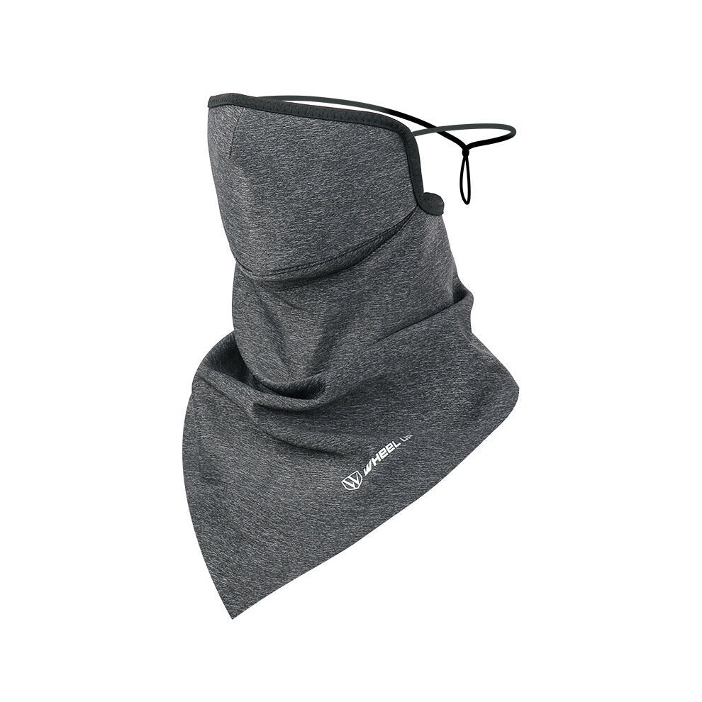 (Dark ) Face Scarf Universal Winter Warm Breathable Triangle Face Mask Windproof Bandana Outdoor Cycling Grey 6112212229316