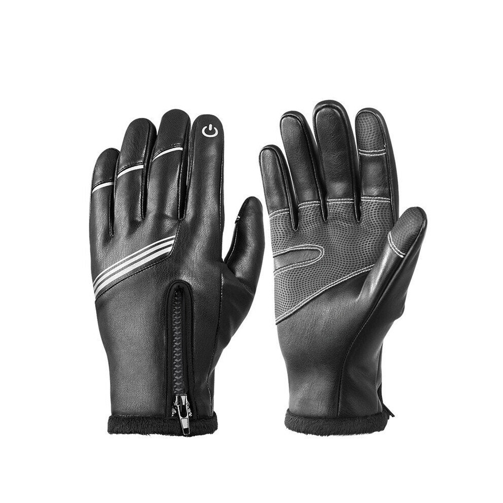 (Xl) Winter Cycling Gloves Touch Screen Mtb Bike Glove Warm Fleece Thermal Ski Fishing Men Motorcycle Gloves 5284966048466