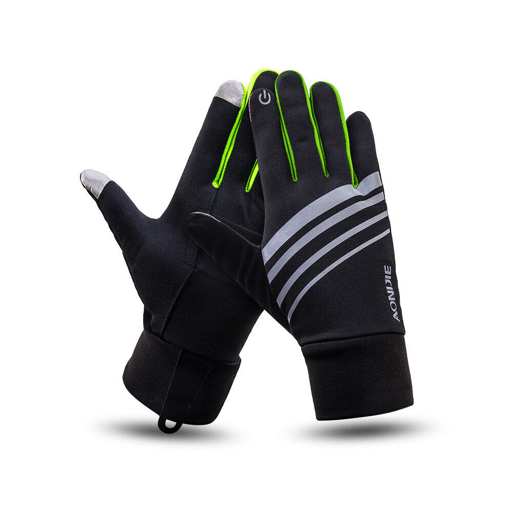 (, L/Xl) Winter Thermal Warm Full Finger Skiing Cycling Glove Skiing Xiaomi Motorcycle E-Bike Bike Bicycle Yellow 6112212228722
