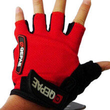 (Yellow, M) Men's Bike Bicycle Gloves Half Finger Gloves Riding Gloves MTB Mittens Gloves