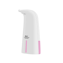 (Pink) LED Light Indication Touchless Soap Dispenser 250mL Automatic Induction Hand Sanitizer Hand-free Child Baby Foam Soap Dispenser Machine For Bathroom