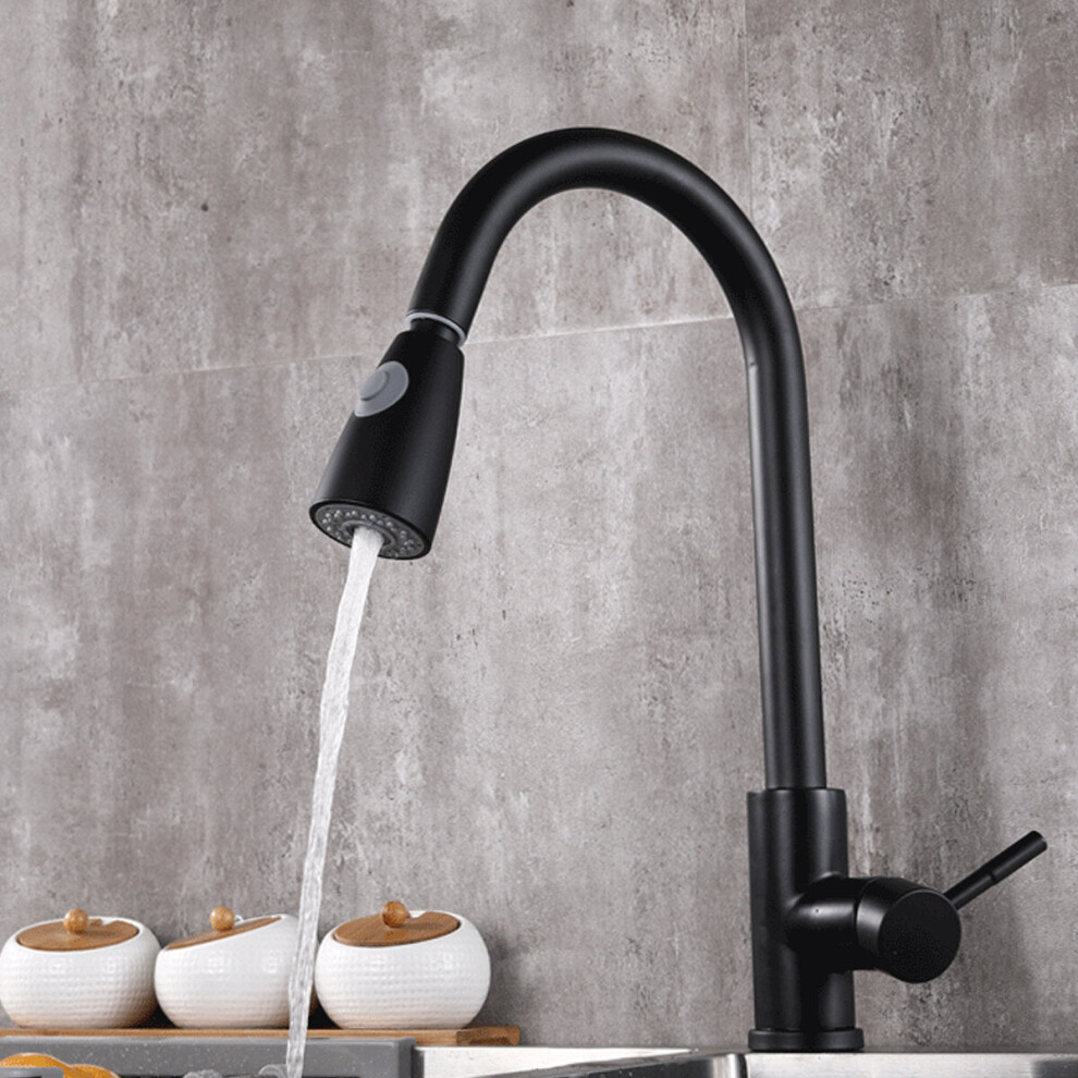 Non-touch Smart Sensor Faucet Two Outlet Methods Stretch Faucet With Water Inlet Pipe