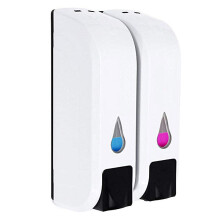 (Double) Wall Mounted Bathroom Shower Soap Dispenser Body Lotion Shampoo Liquid Soap