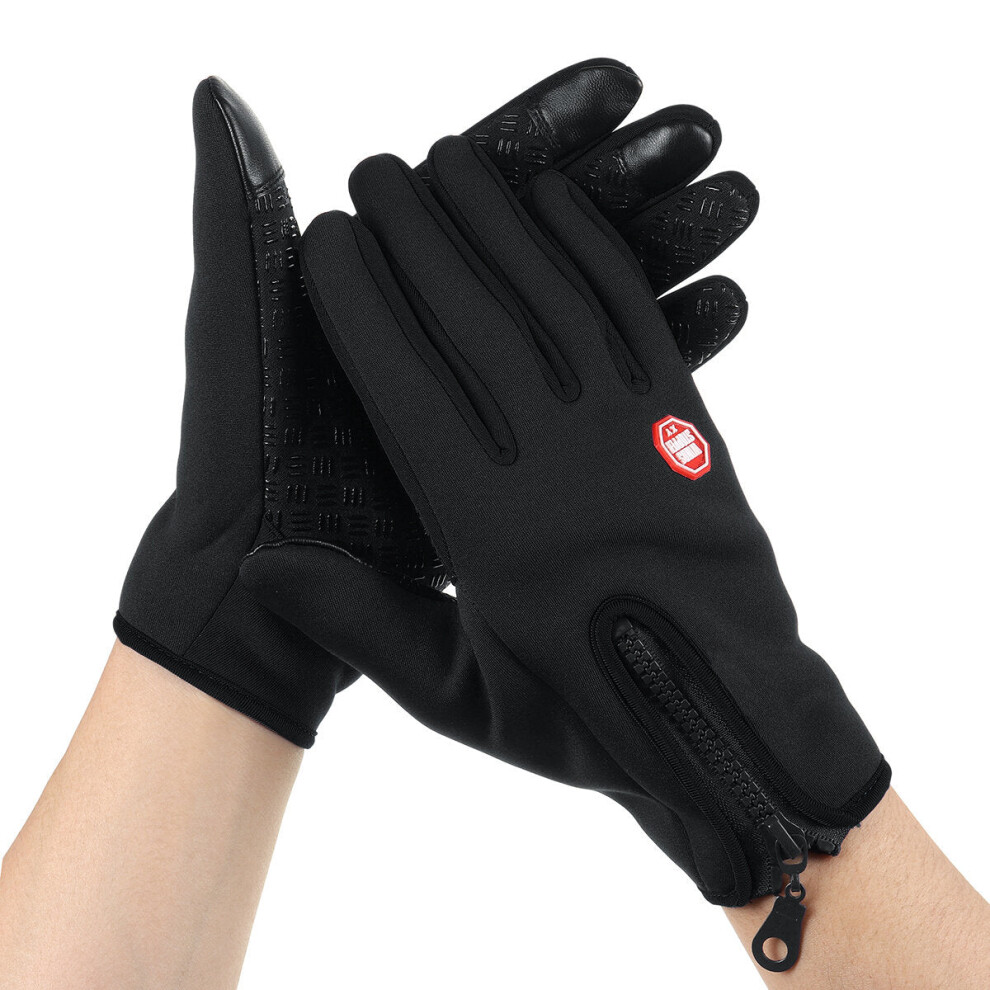 (Black, M) Unisex Fitness Bike Gloves Silica Gel Anti Slip Appliance Dumbbell Sports Glove-image-OPC-PFZP2G7-NEW