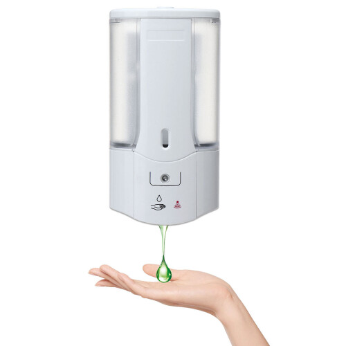 500mL Automatic Sensor Hand-Free Soap Dispenser Shampoo Bathroom Wall Mounted Liquid Dispenser 1
