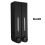 (silver, Three cups) Bathroom Liquid Soap Dispenser Wall Mounted For Kitchen Plastic 350ml Shower 14