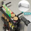 (Black) Kitchen Refrigerator Storage Rack Refrigerator Side Hanger Rack Holder Shelf Guardrail 3