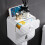 (White) Waterproof Wall-mounted Tissue Box Multi-function Storage Toilet Paper Shelf Holder Bathroom Accessories 4