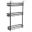 (Black) Kitchen Refrigerator Storage Rack Refrigerator Side Hanger Rack Holder Shelf Guardrail 5