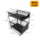 (White, L) Bathroom Storage Rack Fridge Side Shelf 2 Layer Removable Kitchen Bathroom Organizer Shelf Gap Holder 9