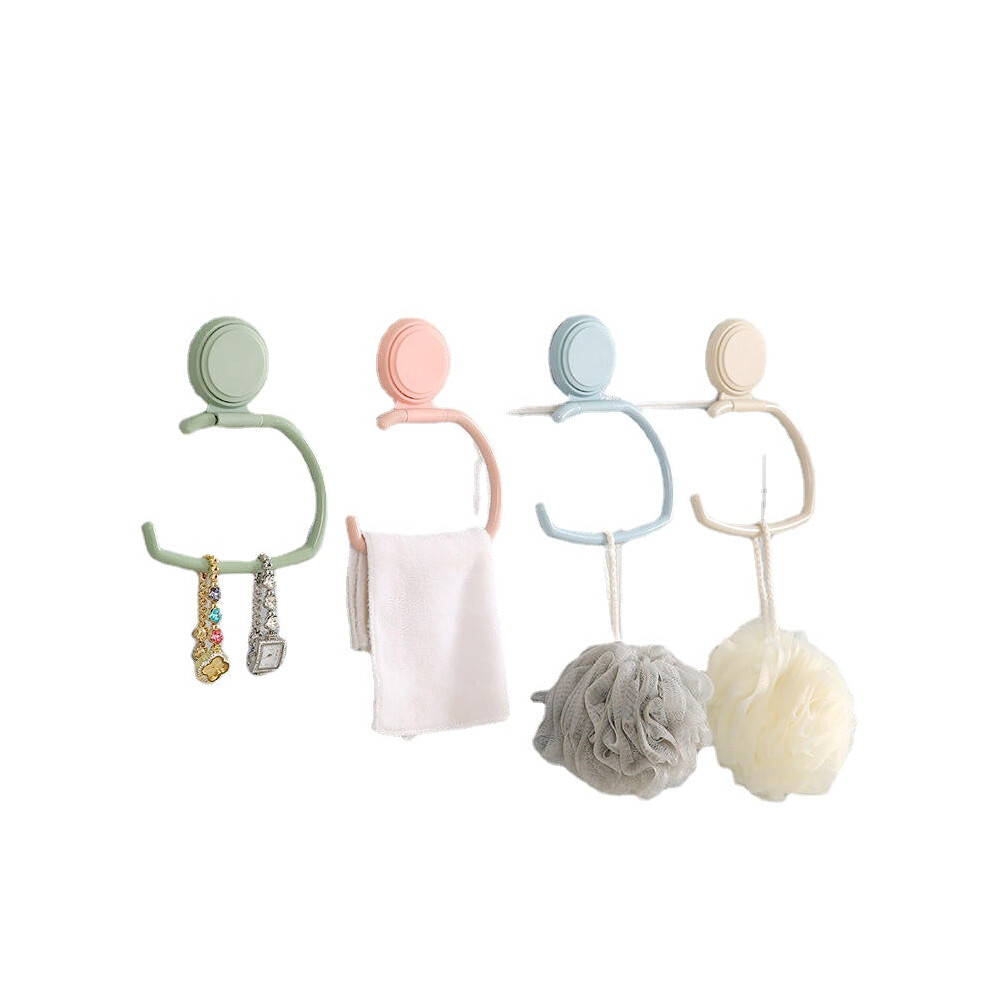 (Green) Bathroom Toilet Paper Holders Hanging Holder Organizer Towel Holder Hanger Rack