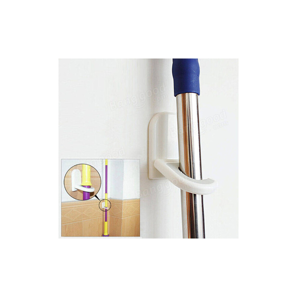 C Shape Multifunction Mop Broom Hook Strong Glue Stickup Hanger