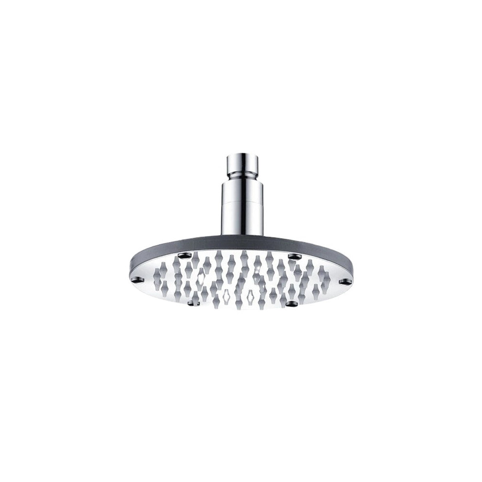 (Colorful, 6 inch) 6/8/10 Inch LED Rainfall Shower Head Round Shower Head Automatically RGB Color-Changing Temperature Sensor Showerhead for Bathroom-image-OPC-PFZP2WK-NEW