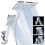 8 Inch Large Angle-adjustable Square Shower Head Electroplating Five Piece Set 2