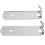 Stainless Steel Perforated Towel Rack Double Rod Shelf Strong Bearing 6