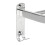 Stainless Steel Perforated Towel Rack Double Rod Shelf Strong Bearing 8