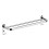 Stainless Steel Perforated Towel Rack Double Rod Shelf Strong Bearing 2