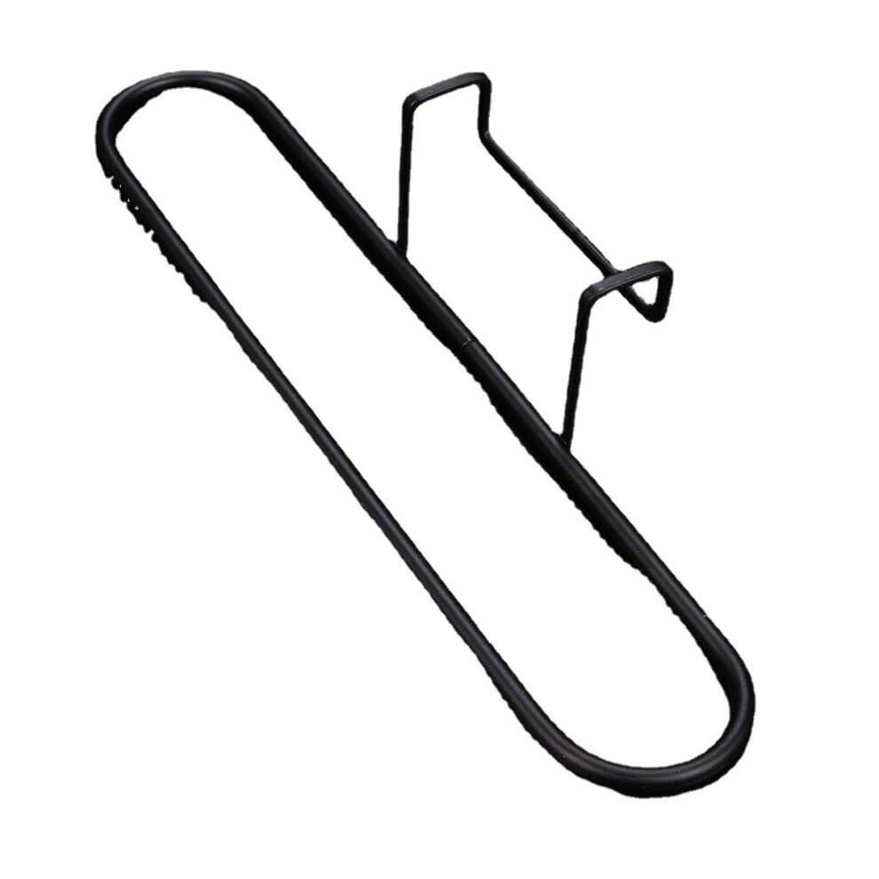 (Black) Multipurpose Towel Rack Seamless Free Nail Cloth Rack Bathroom Hangers Hook