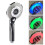 LED Light LCD Display Third Gear Water Flow Self Illumination Temperature Control Shower Head For Smart Home 1