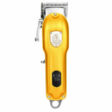 (Gold) 110V-220V Charged Adjustable Salon Professional Cordless Electric Hair Clipper