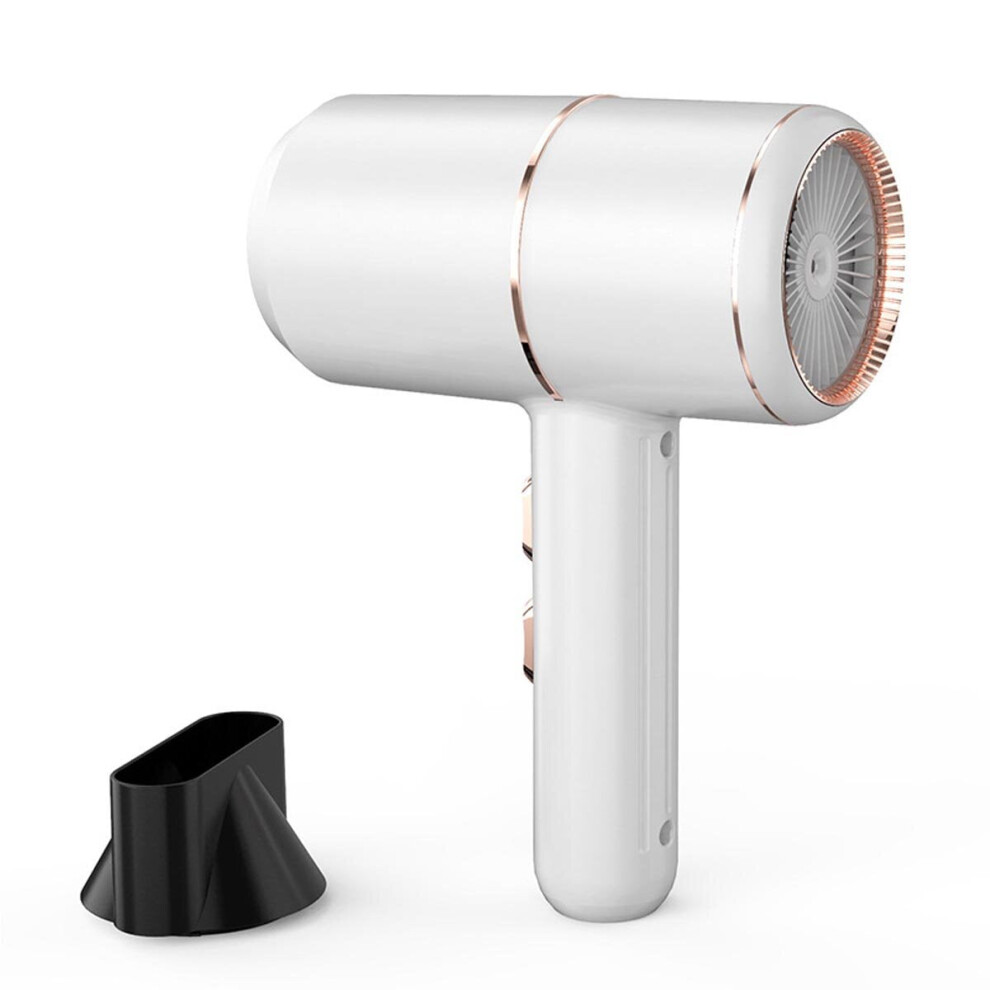 (White, EU Plug) 2000W Professional 6 Gear Adjustable Hair Dryer 57 Constant Temperature Blower Beauty Best Travel Salon