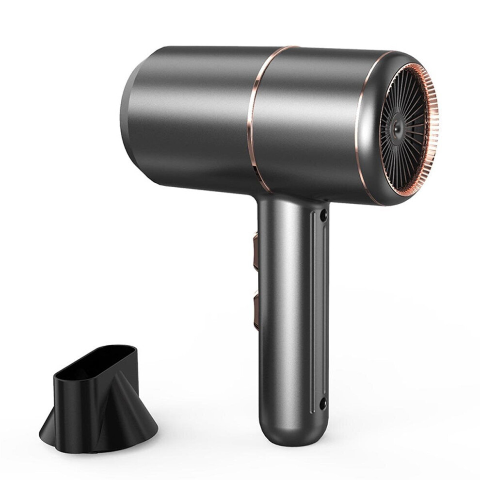 (Grey, US Plug) 2000W Professional 6 Gear Adjustable Hair Dryer 57 Constant Temperature Blower Beauty Best Travel Salon