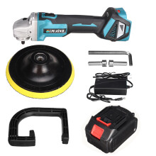 (One Battery US Plug) 1600W 6 Gears Brushless Electric Polishing Machine Wireless Car Polisher Rechargeable Sanding Tools with/without Battery
