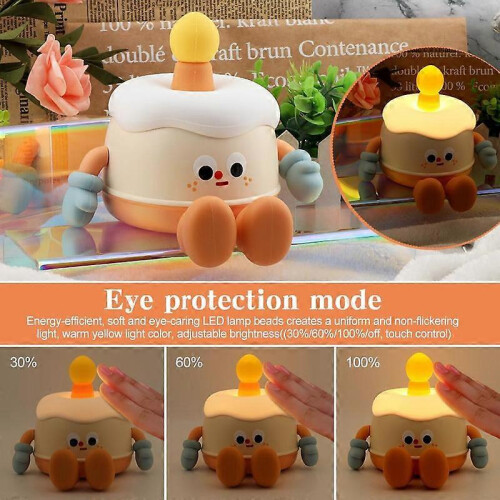 Night Light for Kids, Cute Birthday Cake Night Lights 2
