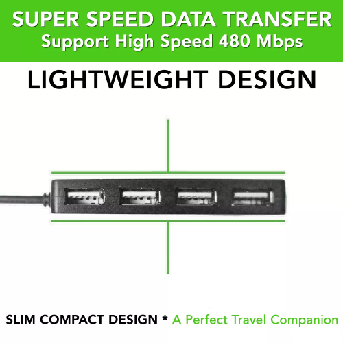 High Speed 4 Port USB HUB 2.0 Multi Splitter Expansion Desktop PC Laptop Adapter 2