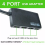 High Speed 4 Port USB HUB 2.0 Multi Splitter Expansion Desktop PC Laptop Adapter 4