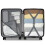 (Black, 20 inch) Sleek Geometric Pattern 20/24/28Inch ABS+PC Hard Shell Suitcase With TSA Lock 10