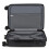 (Black, 20 inch) Sleek Geometric Pattern 20/24/28Inch ABS+PC Hard Shell Suitcase With TSA Lock 12