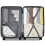 (Black, 24 inch) Sleek Geometric Pattern 20/24/28Inch ABS+PC Hard Shell Suitcase With TSA Lock 10