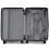 (Black, 28 inch) Sleek Geometric Pattern 20/24/28Inch ABS+PC Hard Shell Suitcase With TSA Lock 10