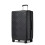 (Black, 28 inch) Sleek Geometric Pattern 20/24/28Inch ABS+PC Hard Shell Suitcase With TSA Lock 1