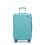 (Blue, 24 inch) Sleek Geometric Pattern 20/24/28Inch ABS+PC Hard Shell Suitcase With TSA Lock 1