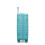 (Blue, 24 inch) Sleek Geometric Pattern 20/24/28Inch ABS+PC Hard Shell Suitcase With TSA Lock 4
