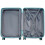 (Blue, 24 inch) Sleek Geometric Pattern 20/24/28Inch ABS+PC Hard Shell Suitcase With TSA Lock 10