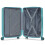 (Blue, 28 inch) Sleek Geometric Pattern 20/24/28Inch ABS+PC Hard Shell Suitcase With TSA Lock 4
