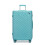 (Blue, 28 inch) Sleek Geometric Pattern 20/24/28Inch ABS+PC Hard Shell Suitcase With TSA Lock 1