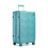 (Blue, 28 inch) Sleek Geometric Pattern 20/24/28Inch ABS+PC Hard Shell Suitcase With TSA Lock 7