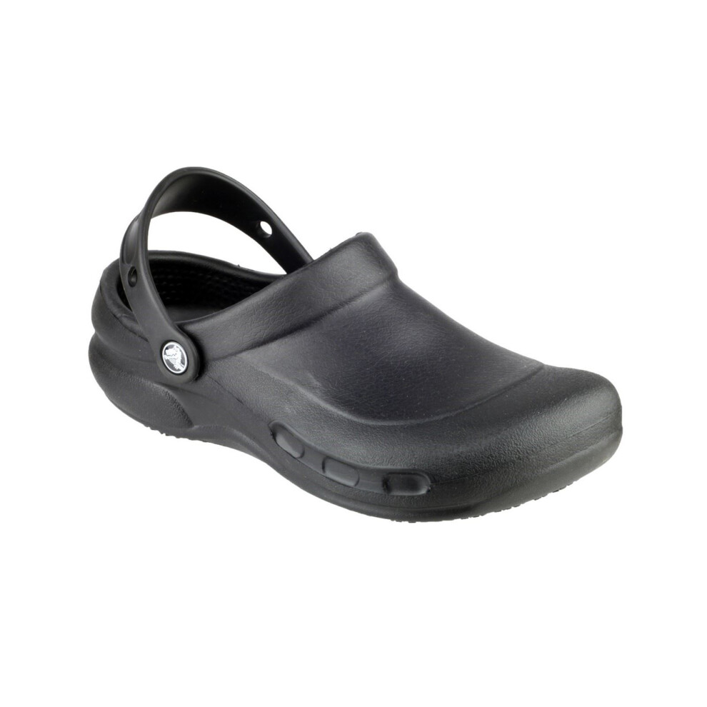 (Black, 12 (Adults')) Crocs Bistro Thermoplastic Black Clogs