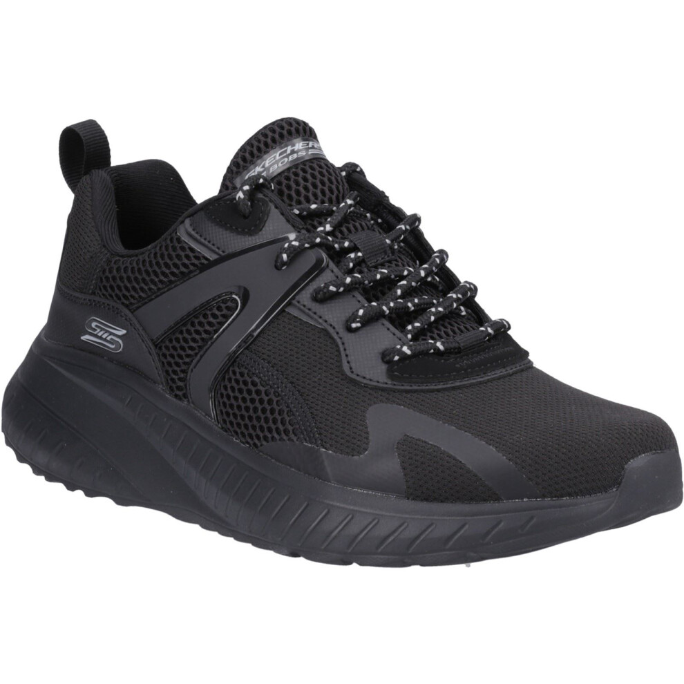 Skechers (Black, 7 (Adults')) Bobs Squad Chaos Elevated Drift Polyurethane Men's Black Trainers