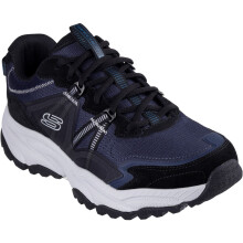 (Blue, 9 (Adults')) Skechers Vigor AT Richwood Leather Men's Navy/Grey Hiking Boots